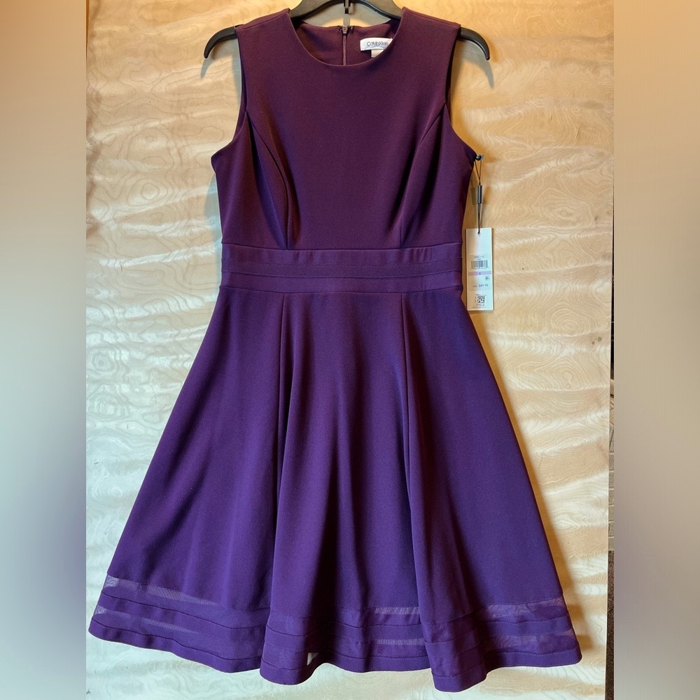 NWT Woman’s Calvin Klein dress, new with tags, size 6 color plum